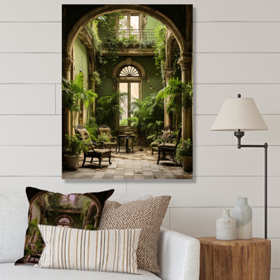 Cuba Colonail Charm Oasis sur impression sur toile