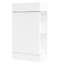 Meuble-lavabo 18,6 po avec lavabo en céramique, porte et armoire de rangement-990652877