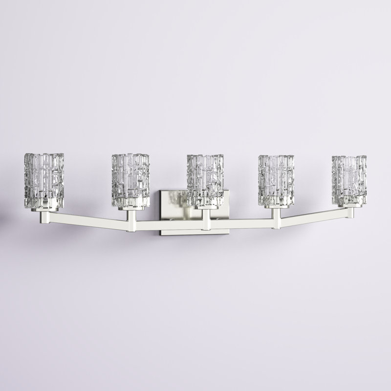 Samson 5 - Light Dimmable Vanity Light, Brushed Nickel