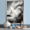 «Dowless Black and White Wave Photo I», reproduction sur toile