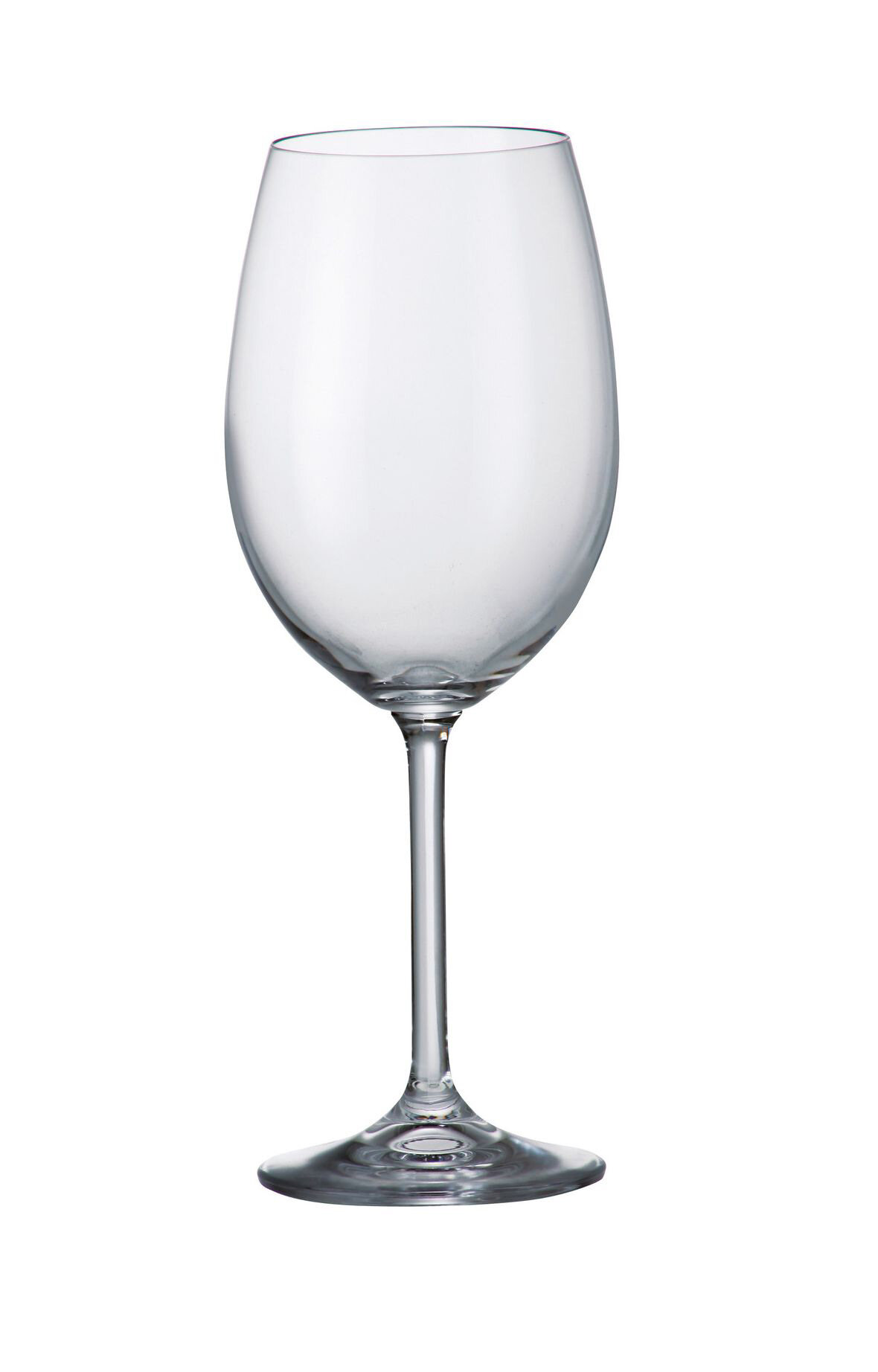 CRYSTAL WHITE WINE GLASSES COLOR LINES DESIGN - Bohemia Crystal - Original  crystal from Czech Republic.