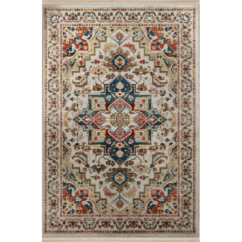 Tapis rectangulaire Virgen, Rectangle 5 pi 2 po x 7 pi 7 po