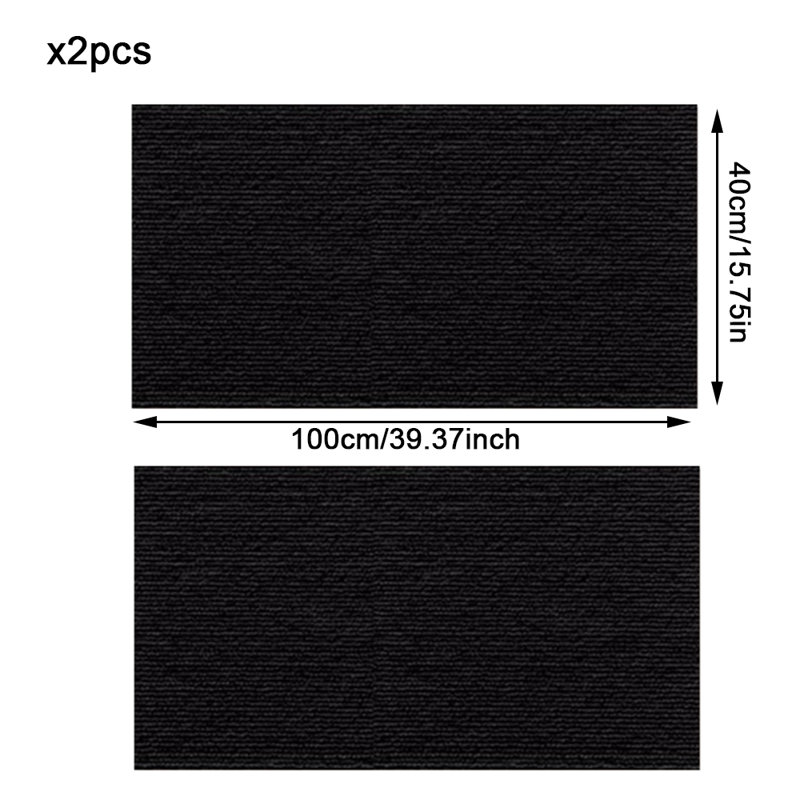 Ensemble de 2 autocollants muraux pour tapis d'escalade, protecteur de meubles L: 39,37 po x l: 15,75 po (ensemble de 2)