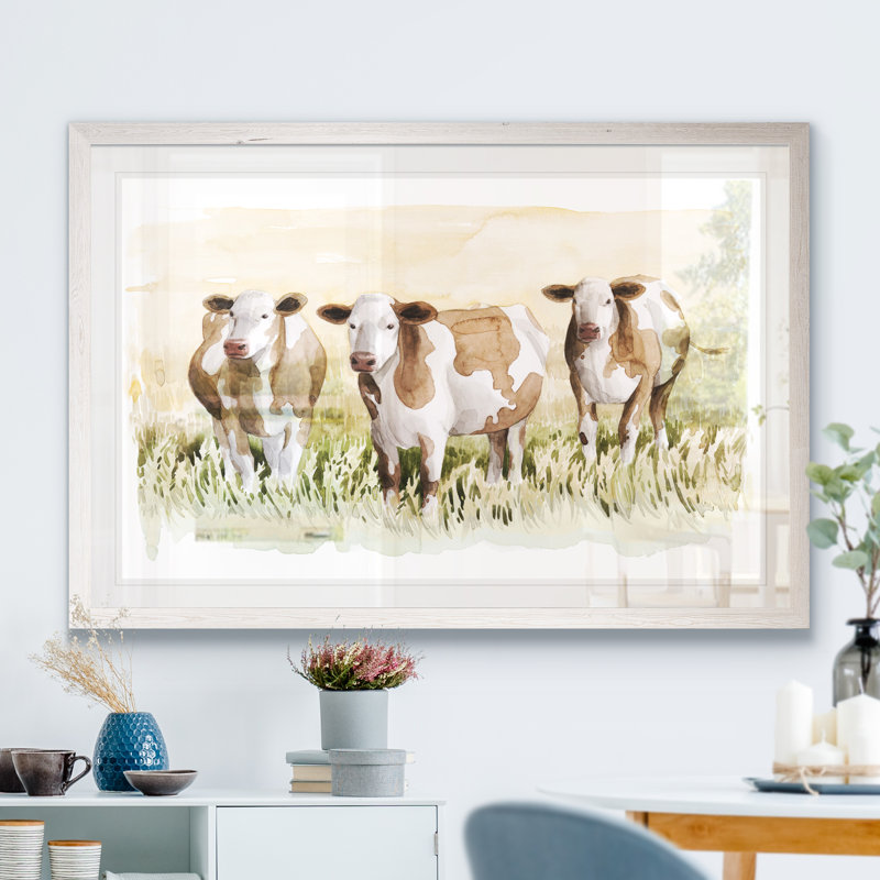 « golden graze ii » par paul cezanne-reproduction d’art sur cadre photo, Impression encadrée, blanc