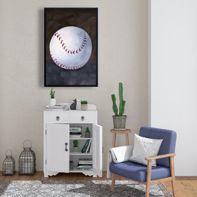 Impression de balle de baseball sur toile