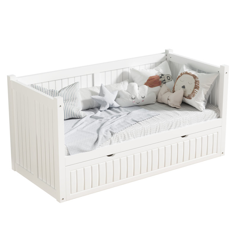Camryn Solid Wood Daybed with Mattress