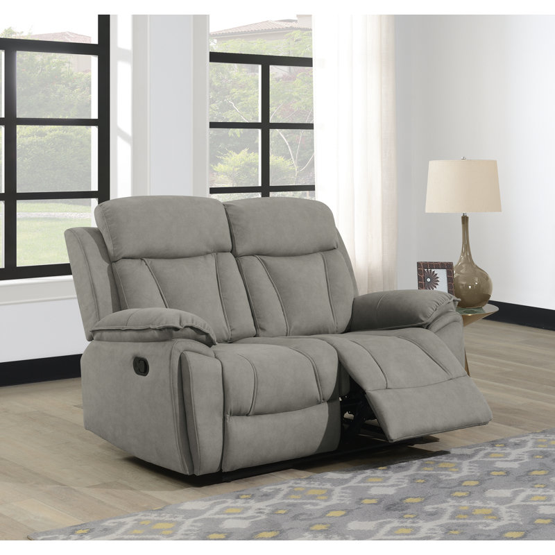 Tairi 2 Seater Reclining Loveseat, Grey