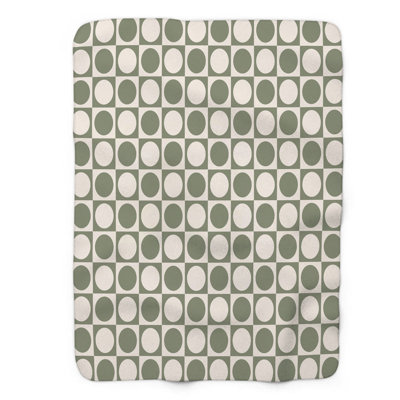 Couverture olive 1 pièce Sherpa Premium 0217