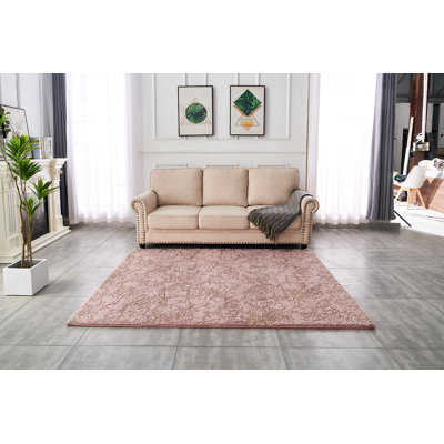 Johnekins Washable Abstract Indoor Rug