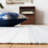 Mariselys Hand Woven Performance Striped Rug-499609632