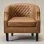 Fauteuil capitonné en similicuir l 29 po Boney-690529704