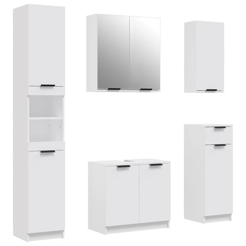 Isarel Bathroom Cabinet, White