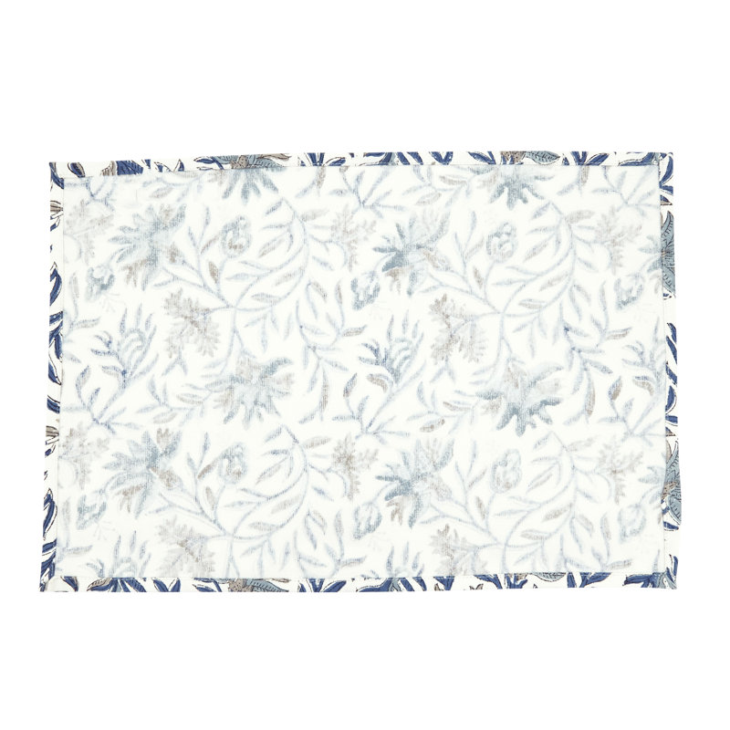 Ensemble de 4 napperons Botanical Floral