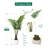 Artificial Potted Philodendron Plant 47in