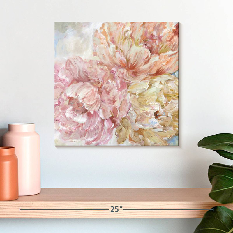 Pivoines contemporaines II, H 16 po x l 16 po