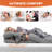 Sound Sleep Comfort Shoulder Pain Relief Side Sleeper Pillow System with Arm Contoured Wedge Pillow, H-Shape Body Pillow & Headrest for Adult or Pregnancy Compression-108538083