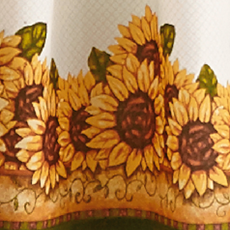 Argonne Floral Tailored Kitchen Curtain