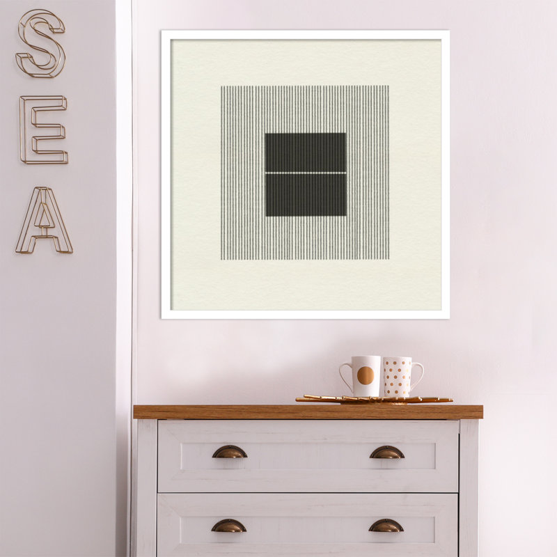 Honoring Matisse Warm by The MIUUS STUDIO, 25" H x 25" W x 1" D, Black