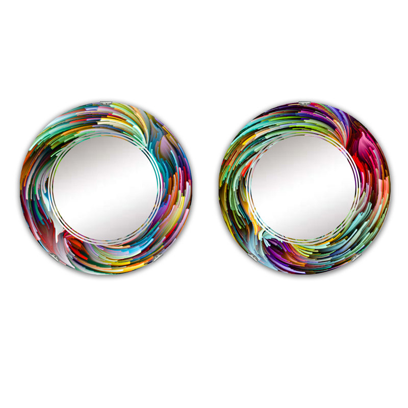 Ensemble de 2 miroirs sans cadre