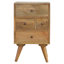 Leonardo 36cm W Solid Wood Bedside Table
