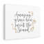 Amazing Grace - Wrapped Canvas Print