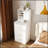 3-In-1 Dressing Table With LED Mirror, Storage Stool, And Open Bookshelf - Compact Vanity With 4 Drawers And Cabinet For Bedroom Organization