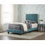 Lit simple en velours vert Modena-83537957-83537953