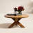 Teak Round Coffee Table, 39" Dia.