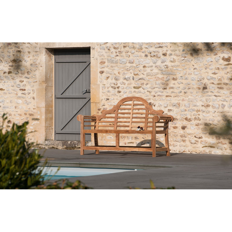Zana Solid Wood Teak Outdoor Bench