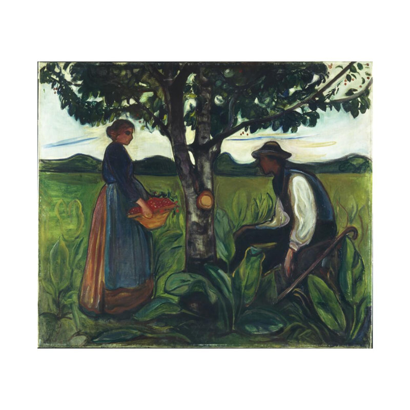 «Fertility» par Edvard Munch - estampe numérique, H 16 po x l 20 po