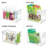 Mdesign Deep Plastic Office Storage Organizer Bin With Handles - 2 Pack - Clear-83063986