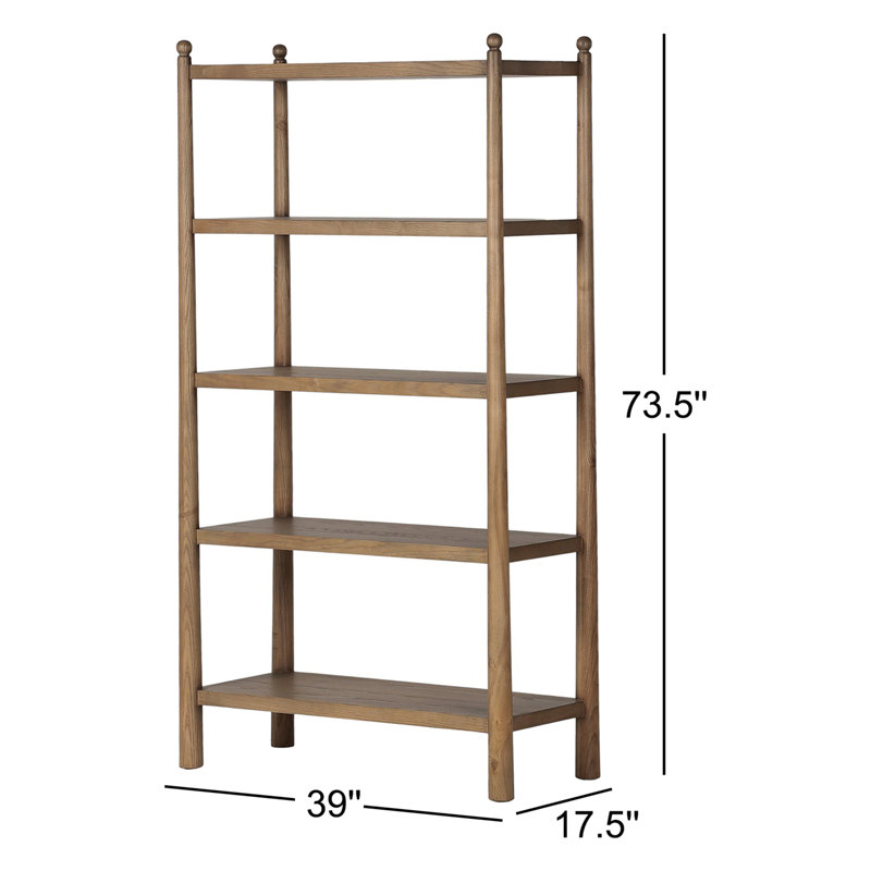 Eldridge Standard Bookcase by Amber Lewis and Four Hands, Amber Ash