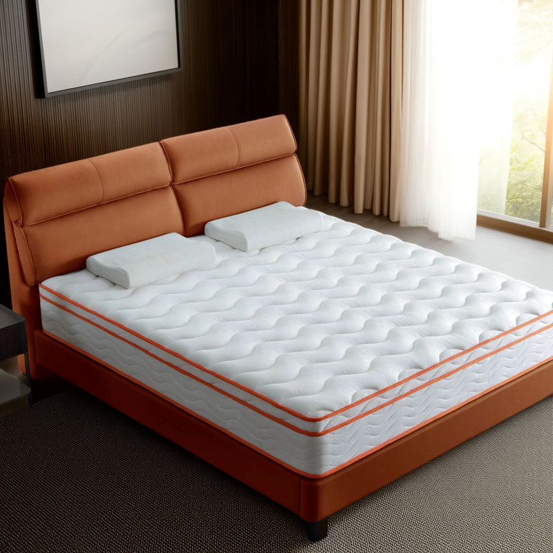 Memory Foam Hybrid Mattress With Individual Pocket Coil, Full, 10"