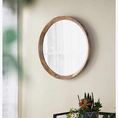 Miroir mural rond