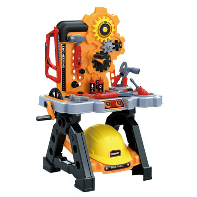 Engineer Tool Table Play Set Workshop Toy Gift Tool Kit
