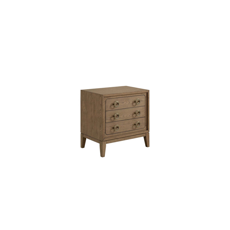 3 Drawer Nightstand with USB