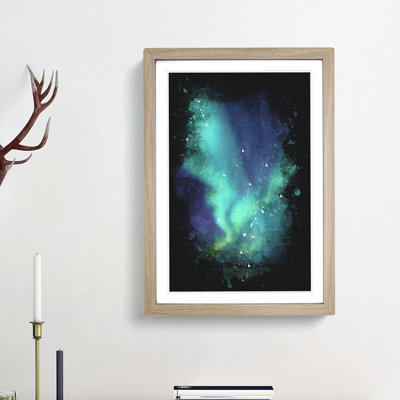 The Northern Lights in Abisko Sweden - Framed Print
