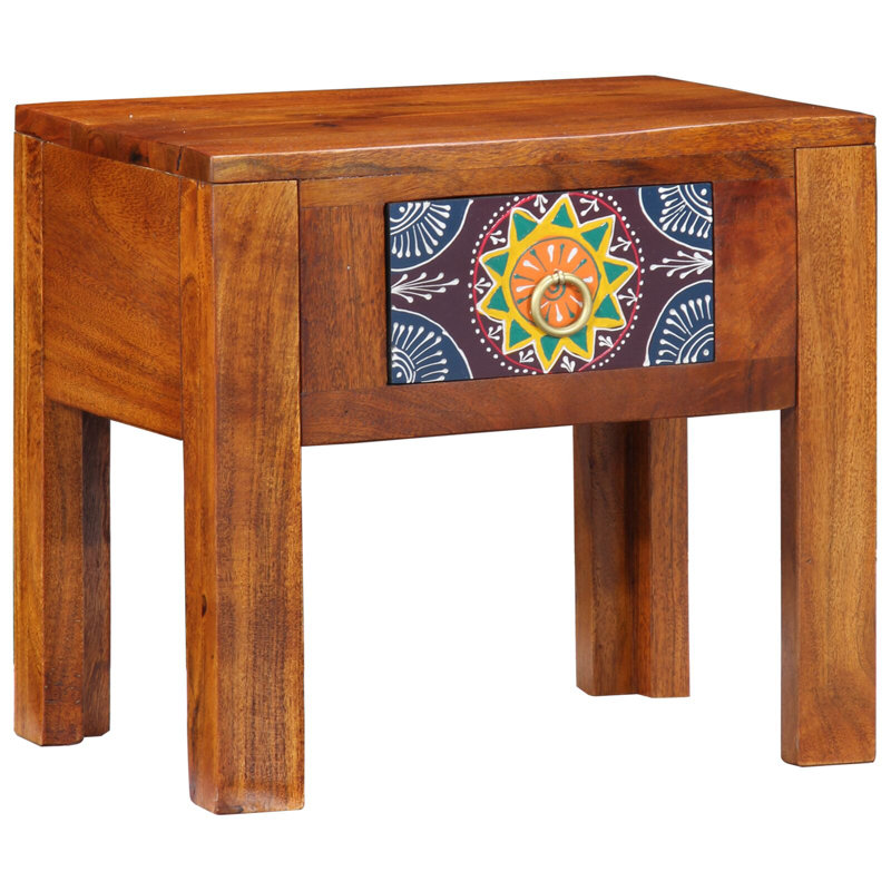 Solid Wood End Table