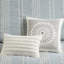 3 édredons en coton - rayures de couleur naturelle et imprimé respirant double / grand-122457645-122457649