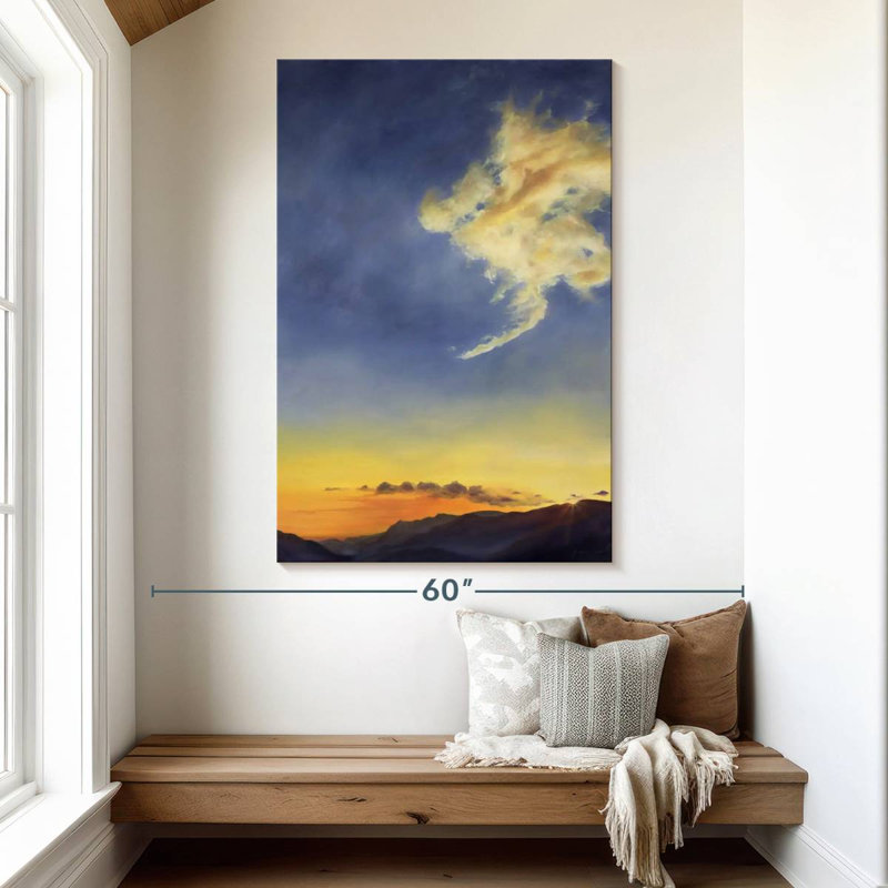 Alvord Father's Joy Cloudscape, H 51 po x l 34 po