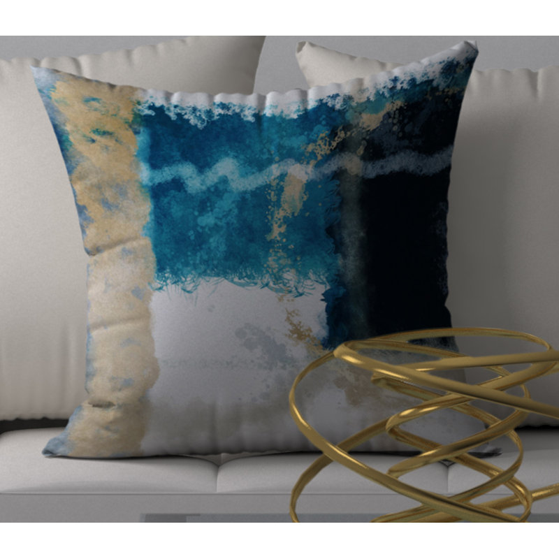 Housse de coussin carrée/insert, 18 po x 18 po