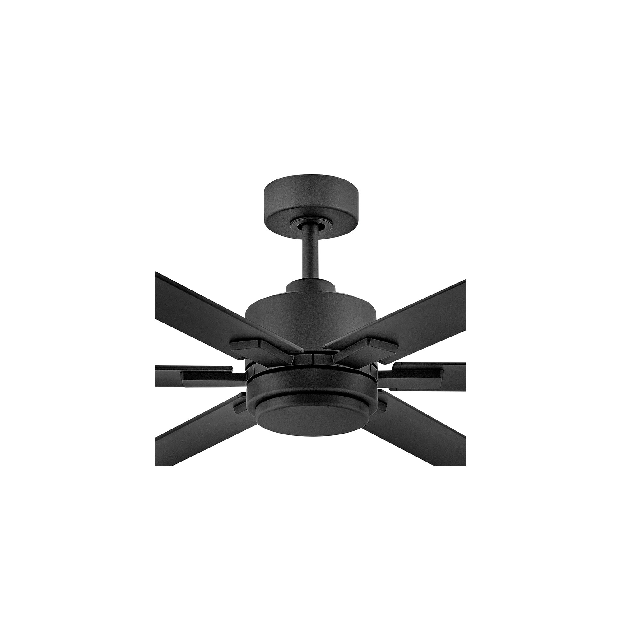 82" Collette 6 - Blade LED Standard Ceiling Fan with Wall Control and Light Kit Included, 82" Wide, Matte Black