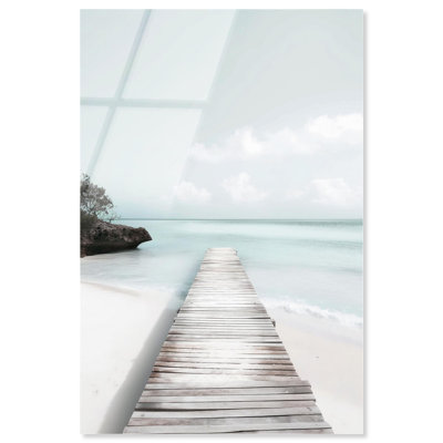 Impression sur toile de bord de mer, reproduction d'art côtier par Notoriart
