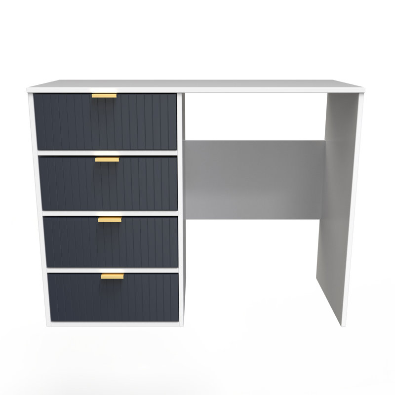 Beranda Dressing Table, Indigo Matt/White