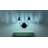 25.5" Wide 3-light Vanity Fixture, Black Frame And Blue Glass UL Listed-257574607-257574600-257574601