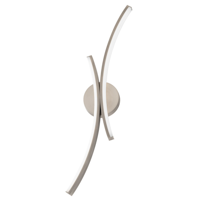 Tusk LED Wall Sconce, Brushed Nickel, 3500