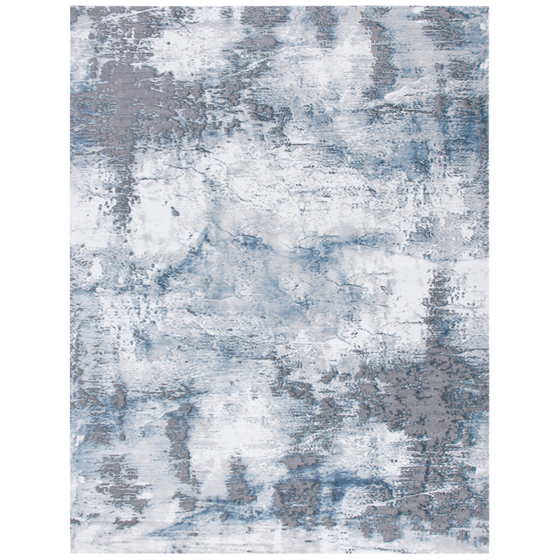 Tapis abstrait Dowdey Performance, Rectangle 2 pi 7 po x 5 pi