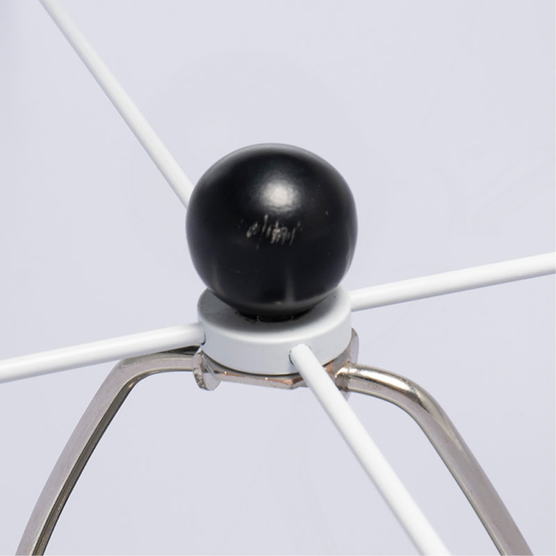 Lampe de table en aluminium noir D15x26,7