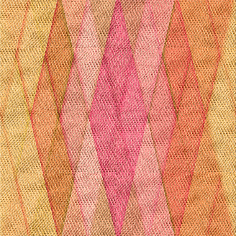 Bianca Argyle Indoor Rug, Square 3'