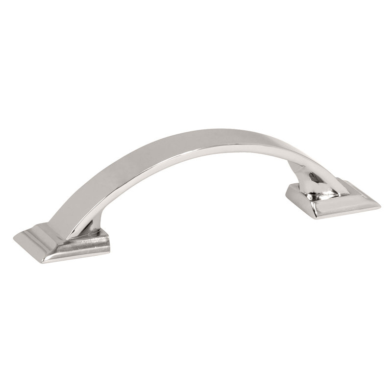 Poignée arche Candler, Nickel poli, 10 1/16"
